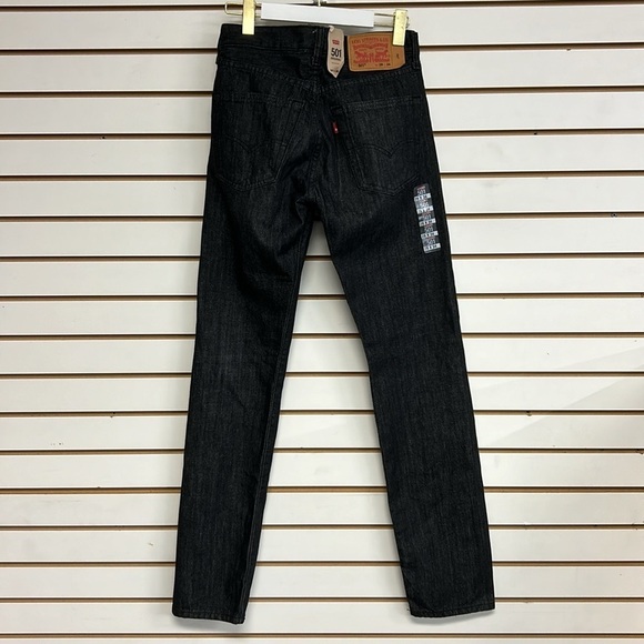 Levi’s Jeans 501 Button Fly Black Size 28x34 NWT - Picture 3 of 10